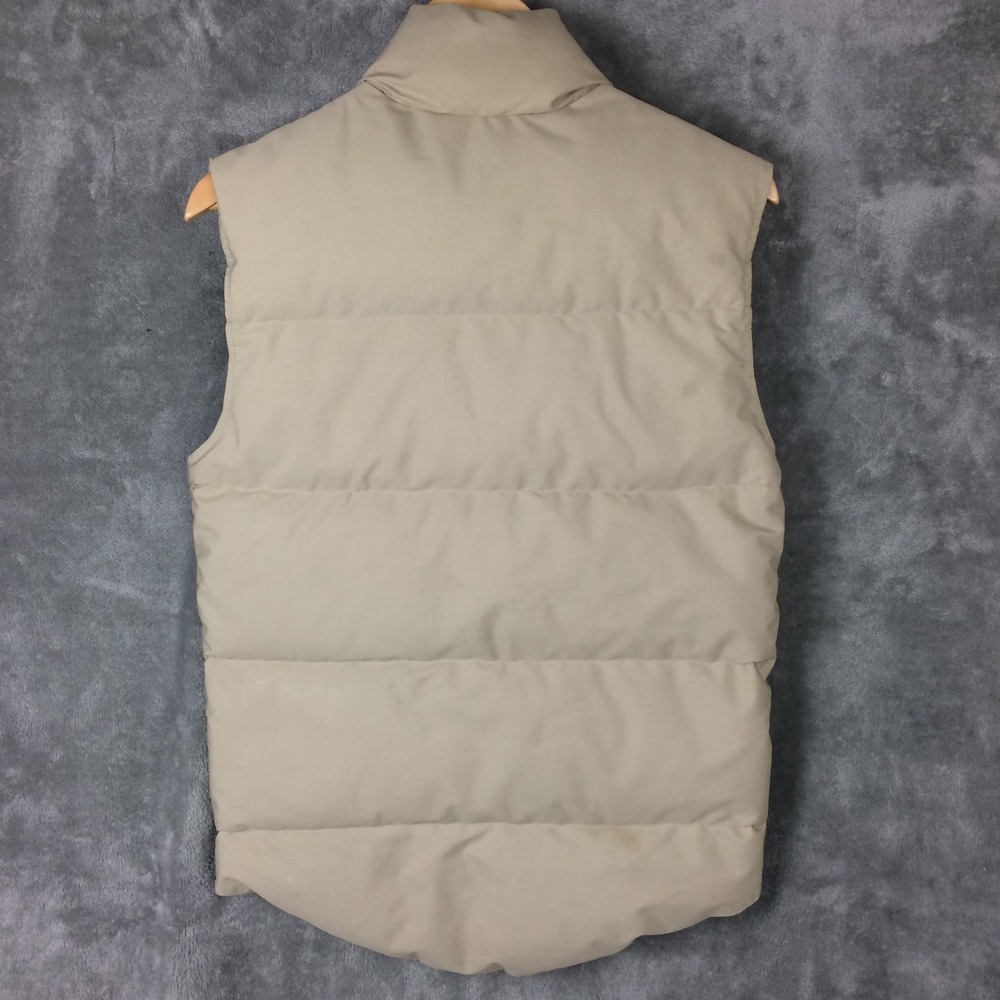Pioneer Sportswear Down Vest Mens Small Puffer Beige Hiking Outdoors Vtg Canada - Picture 12 of 16